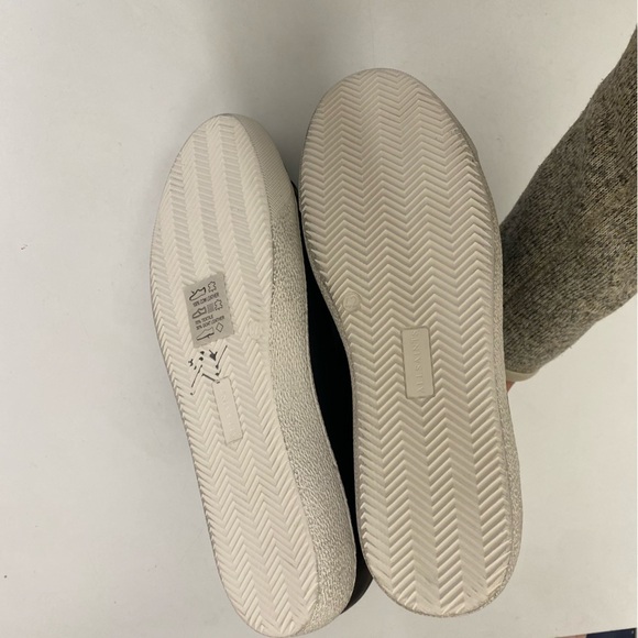 All Saints || Miles Hi Top Sneaker Black Distresed 42 US 9 - Picture 6 of 8